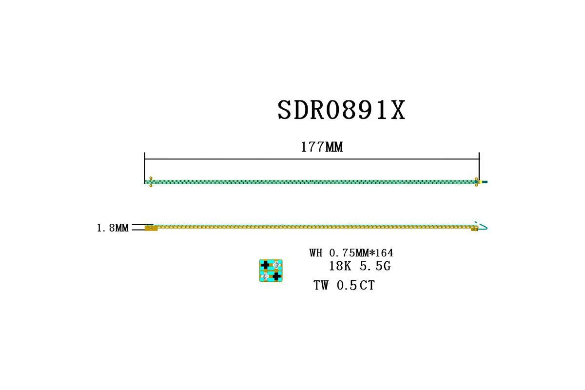 19341BR BRACELET WITH DIAMONDS