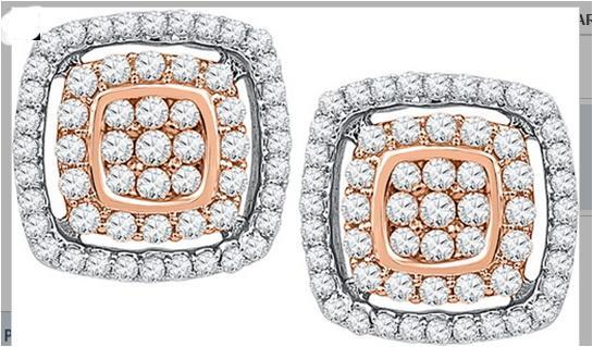 13811E Earring With Diamond