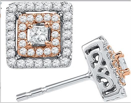 13812E Earring With Diamond