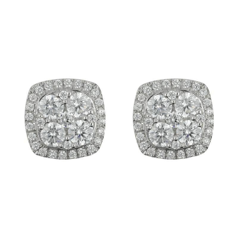 13899E-1CT Earring With Diamond