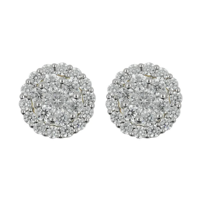 13903E-2CT Earring With Diamond