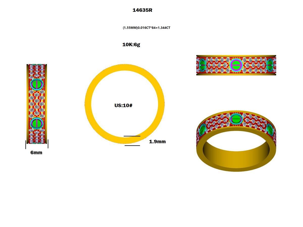 14635R Ring With Diamond