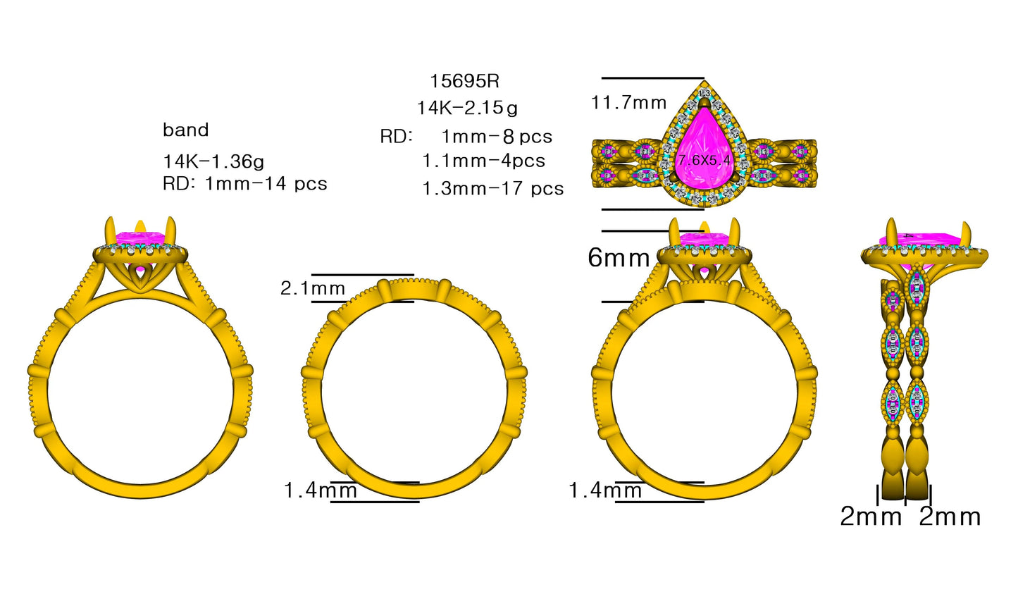 15695R Ring With Diamond