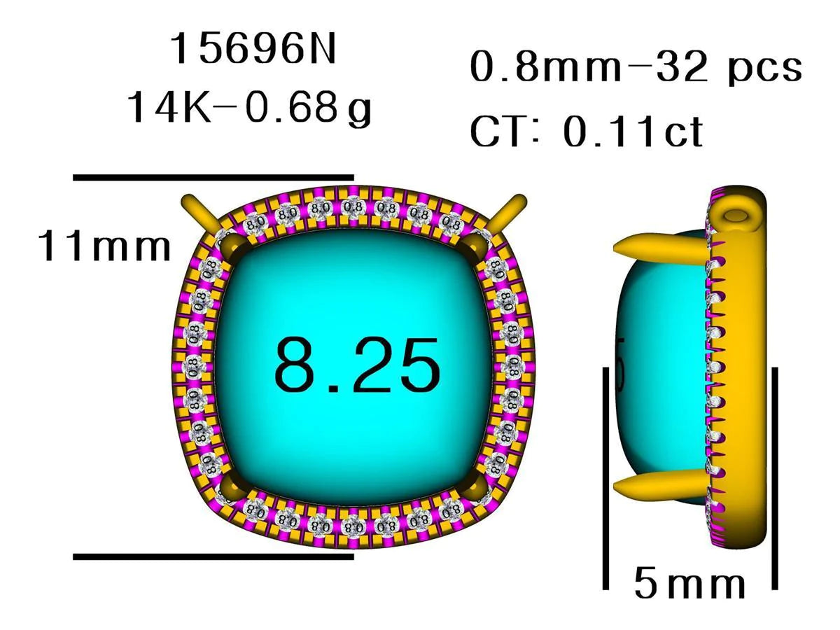 15696N Necklace With Diamond