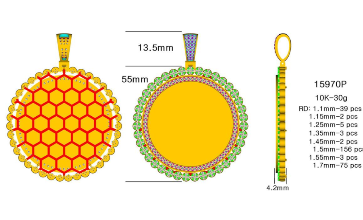 15970P Pendant With Diamond