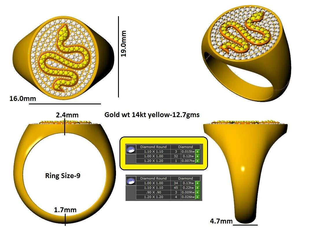 16060R-L Ring With Diamond & Gemstone