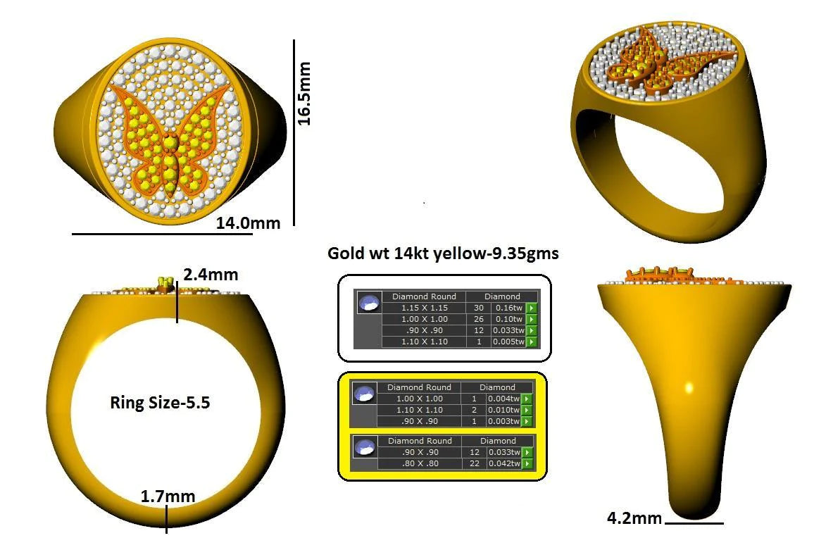 16085R Ring With Diamond