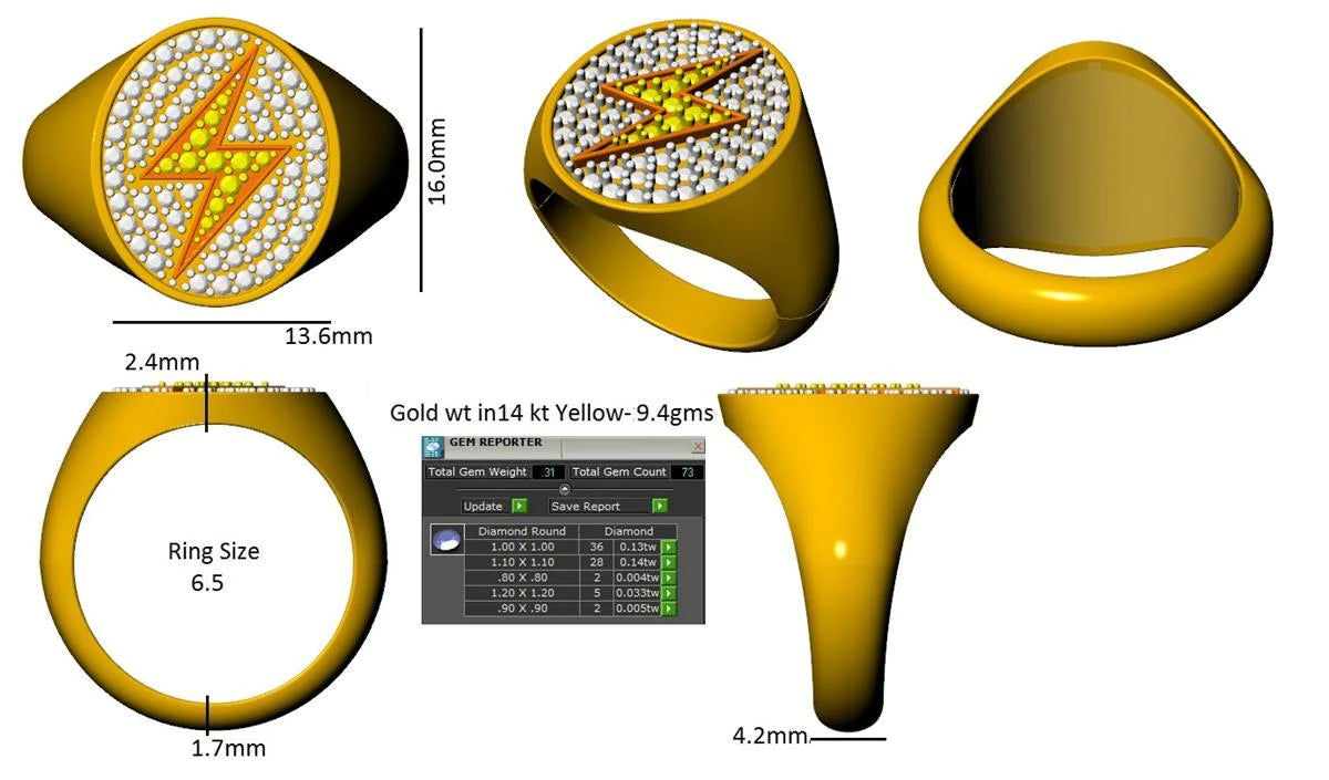 16092R Ring With Diamond