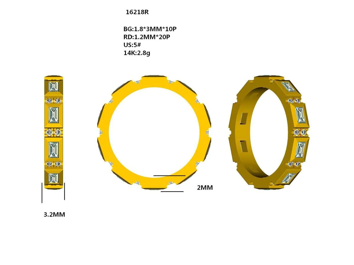 16218R Ring With Diamond