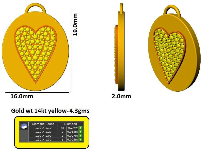 16276P Pendant With Diamond