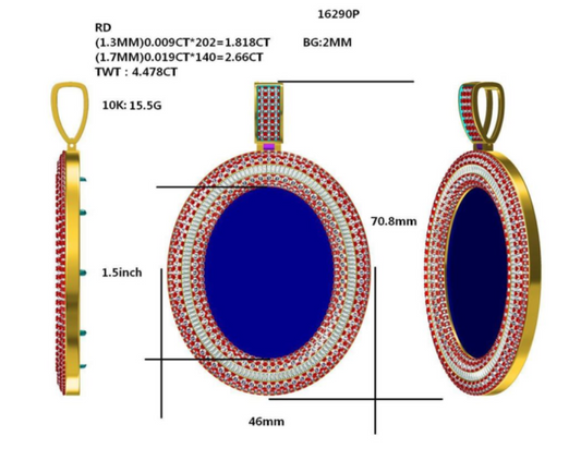 16290P Pendant With Diamond