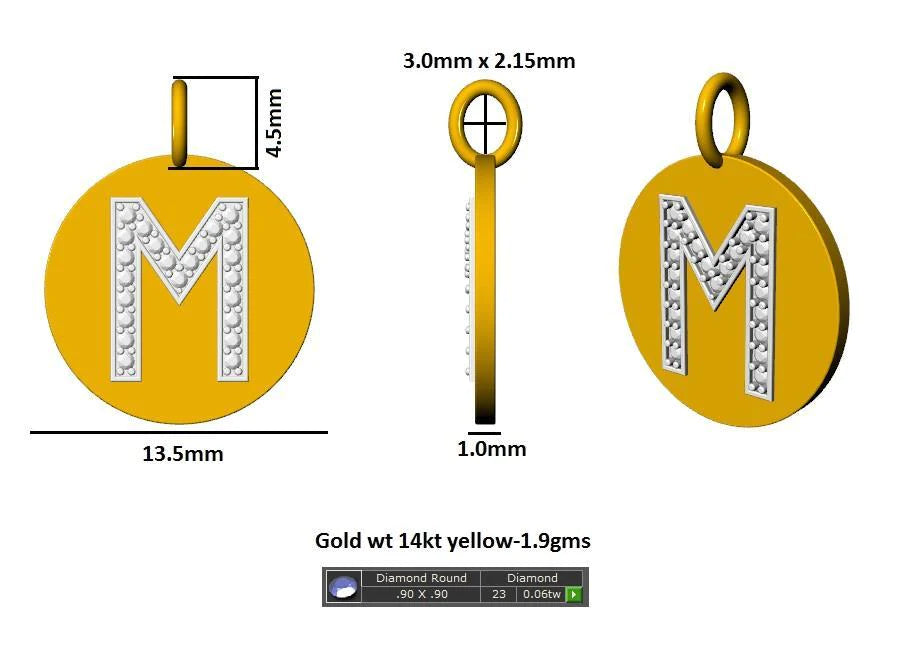 16321P Pendant With Diamond