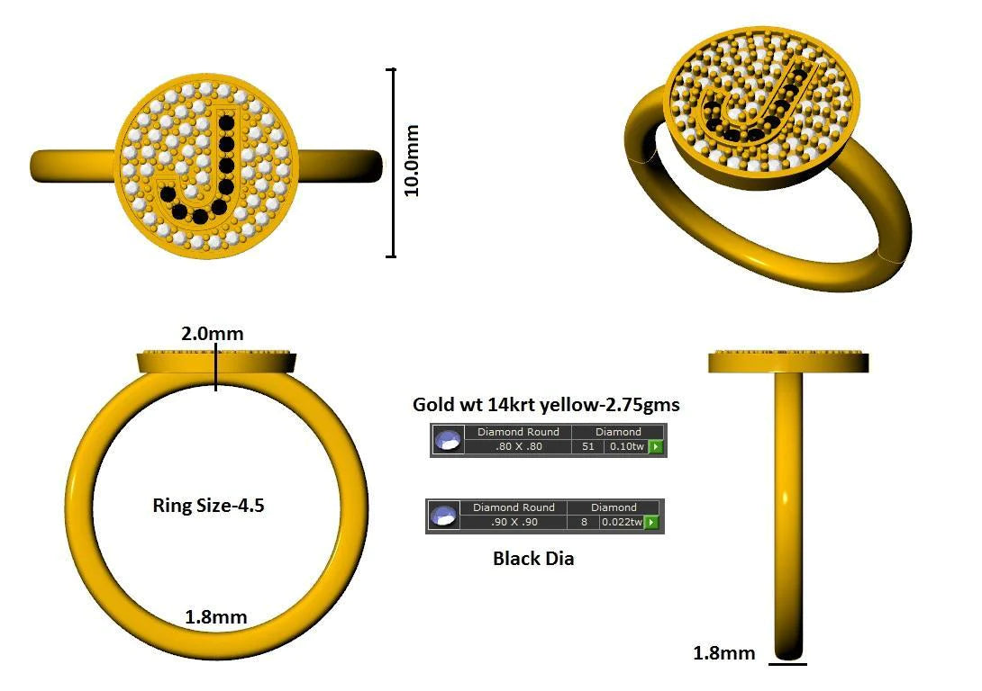 16328R Ring With Diamond