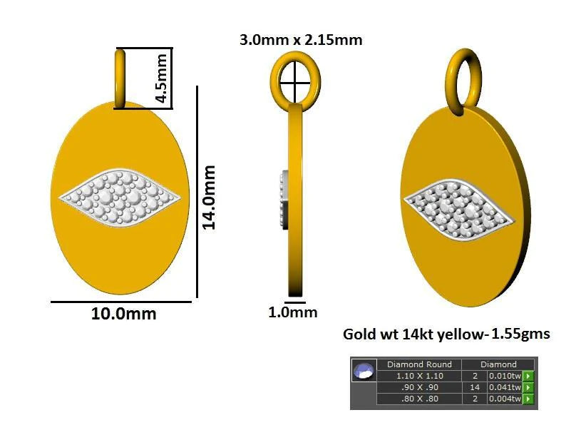 16335P Pendant With Diamond