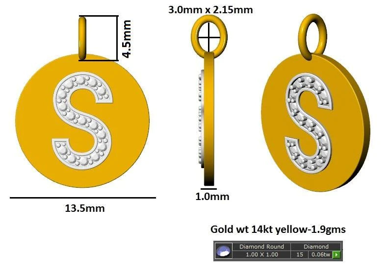 16378P Pendant With Diamond