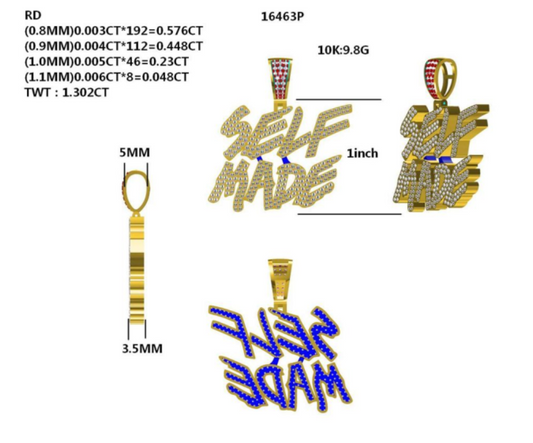 16463P Pendant With Diamond