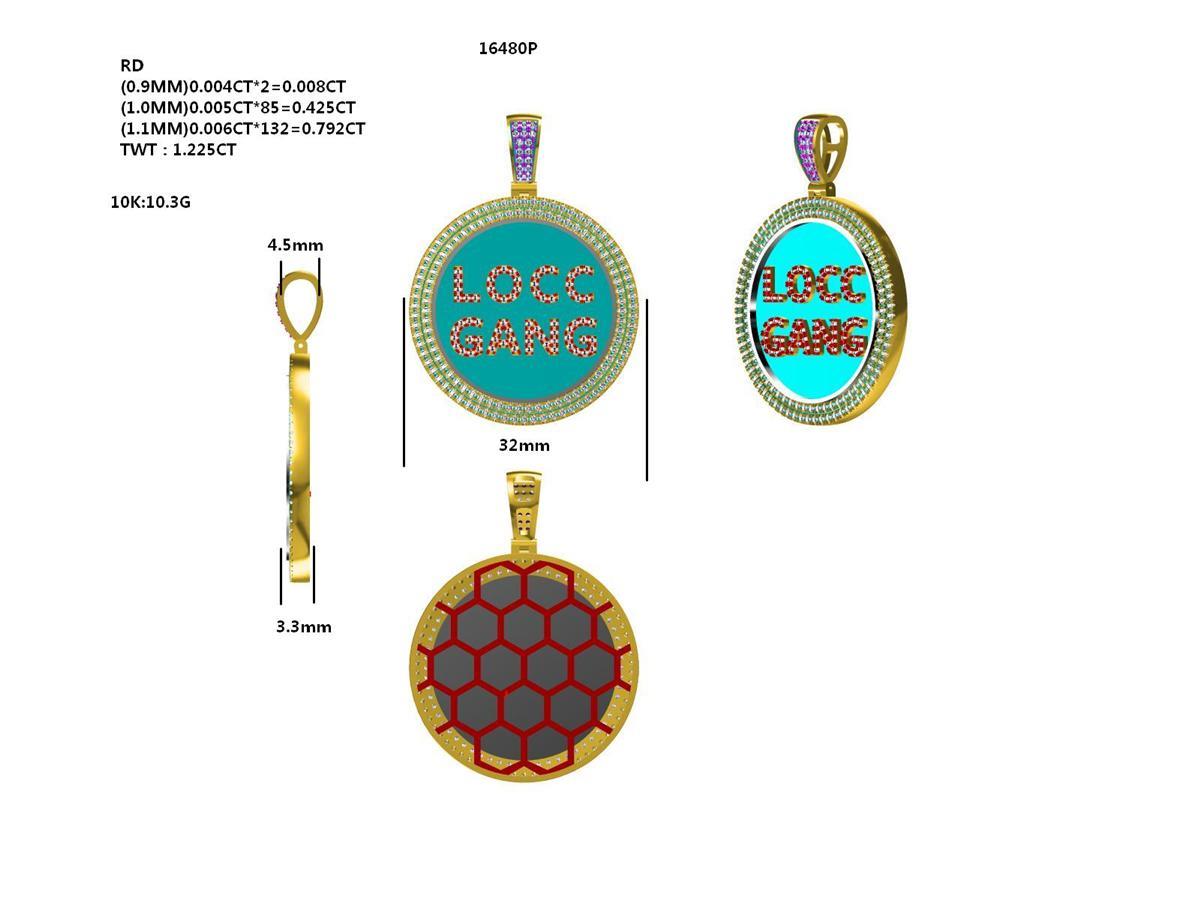 16480P Pendant With Diamond