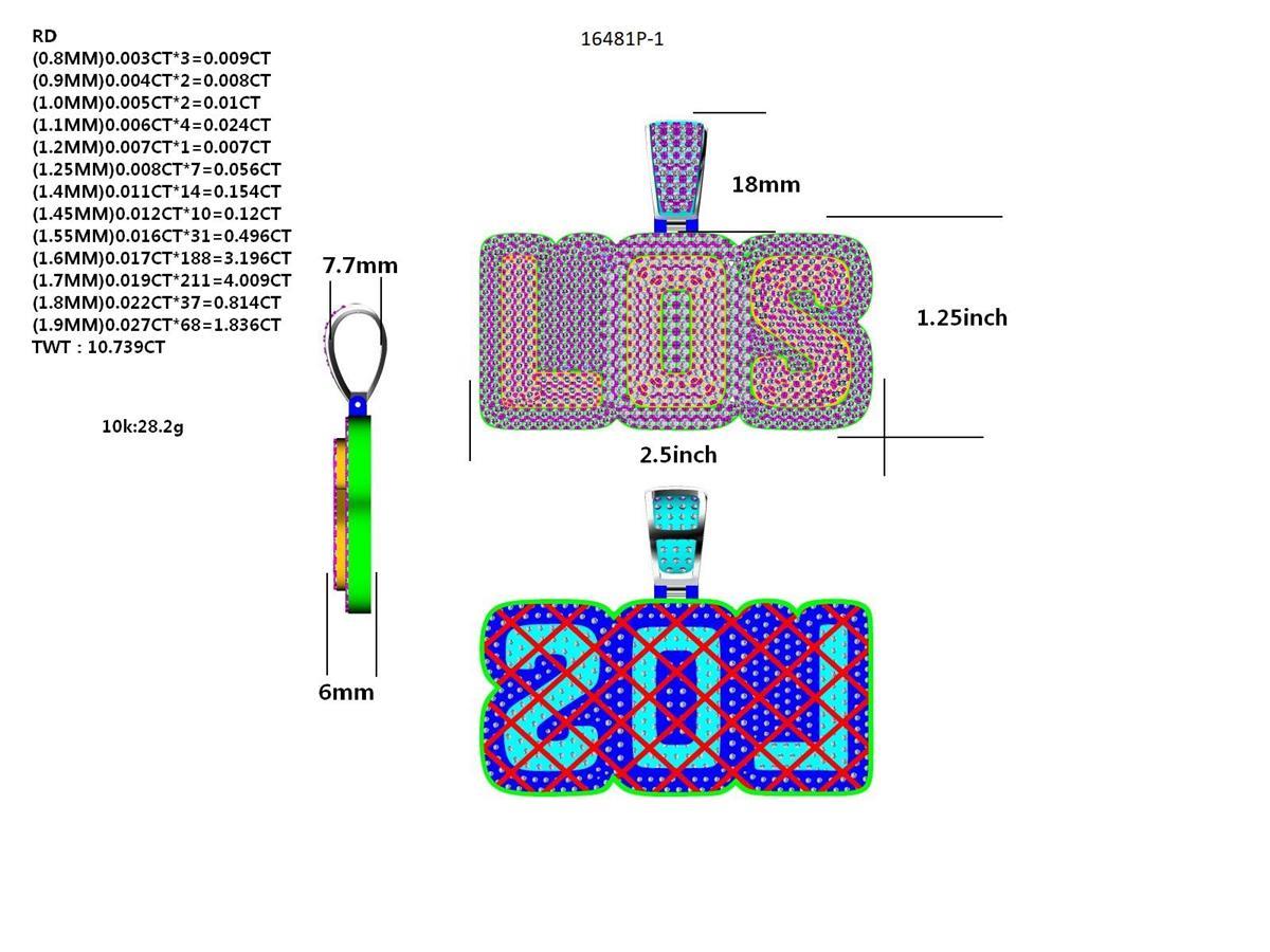 16481P Pendant With Diamond