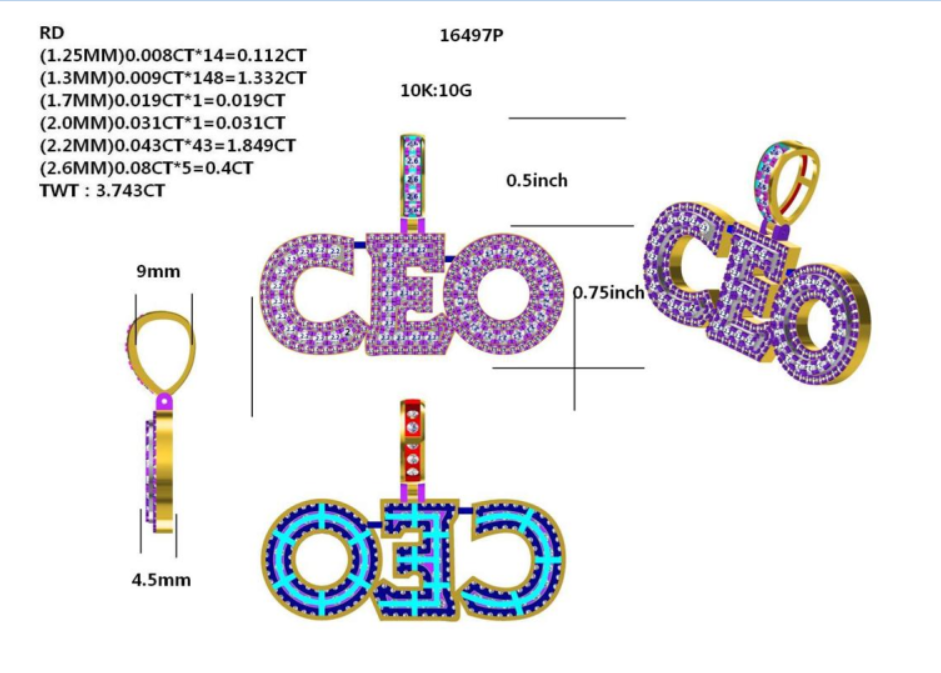 16497P Pendant With Diamond