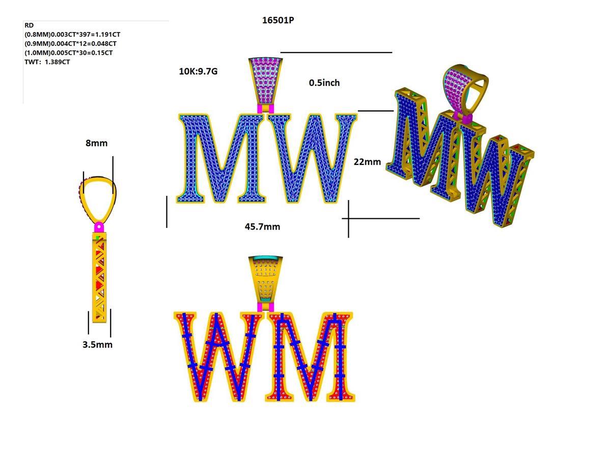 16501P Pendant With Diamond