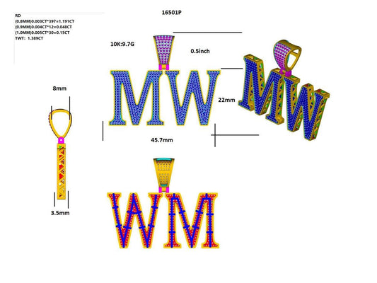 16501P Pendant With Diamond