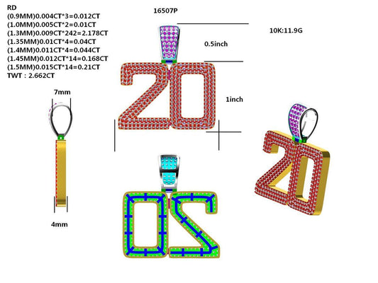 16507P Pendant With Diamond