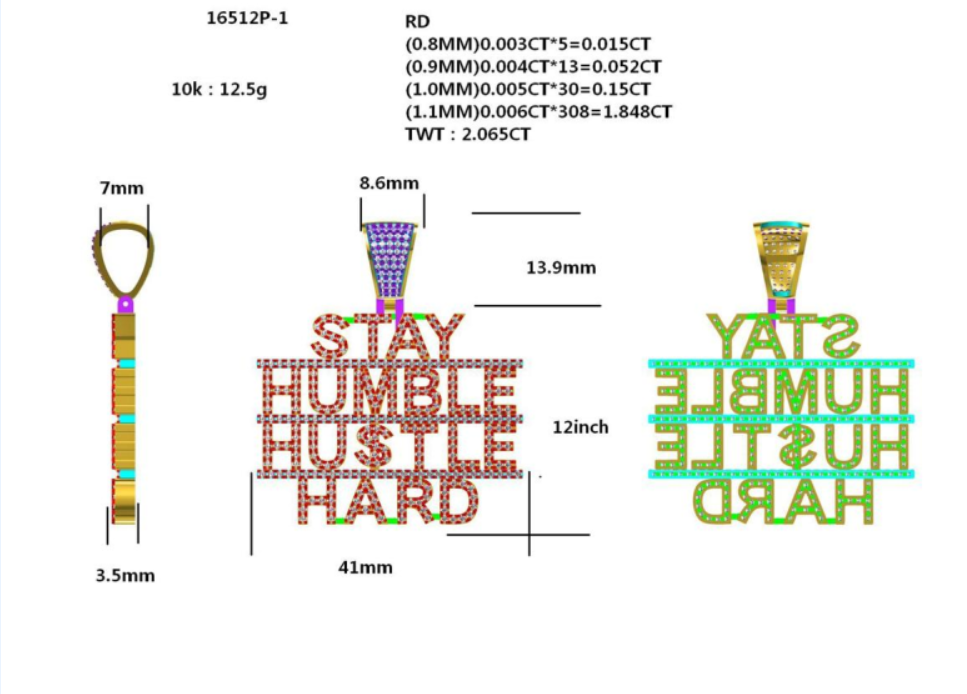 16512P Pendant With Diamond