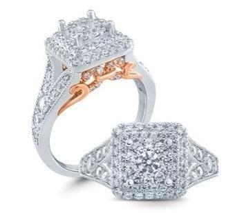 16515R Ring With Diamonds