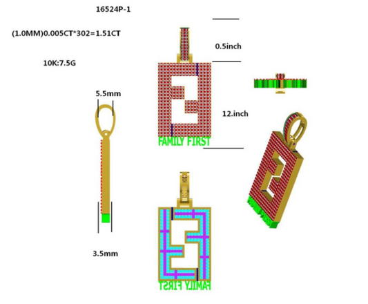 16524P Pendant With Diamond