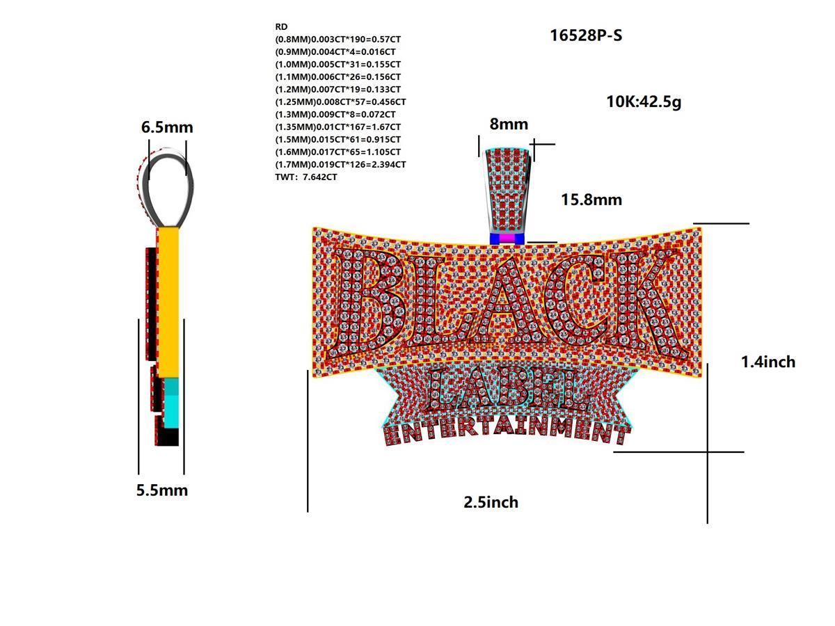 16528P-S Pendant With Diamond