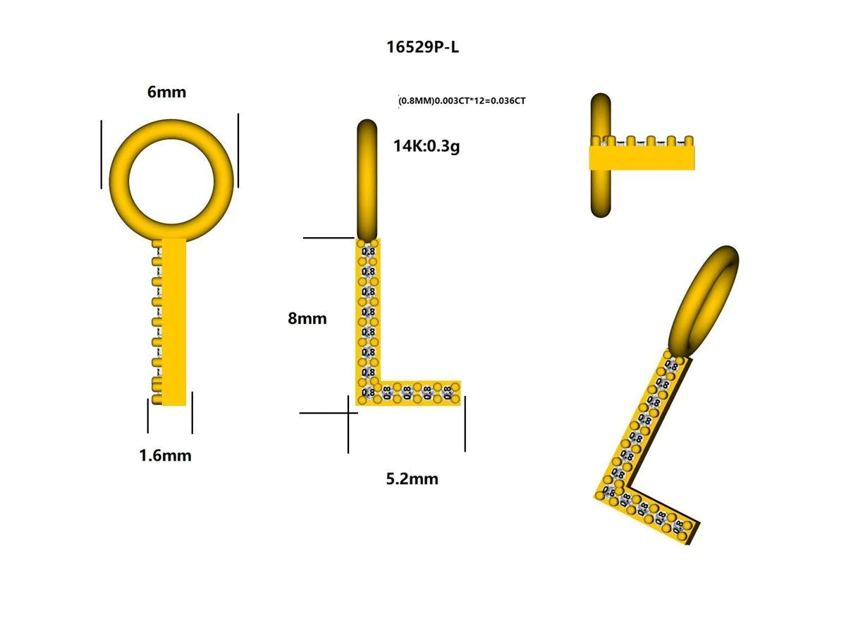 16529P-L Pendant With Diamond