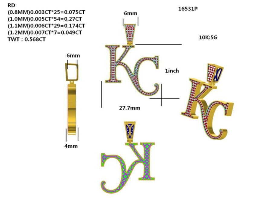 16531P Pendant With Diamond