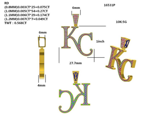 16531P Pendant With Diamond