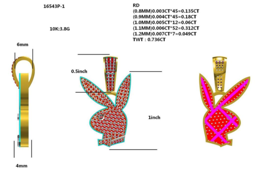 16543P Pendant With Diamond