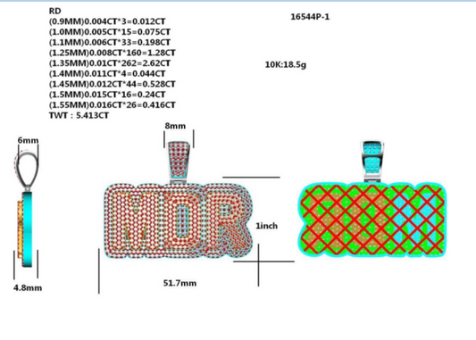 16544P Pendant With Diamond