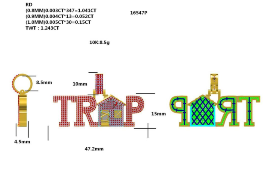 16547P Pendant With Diamond