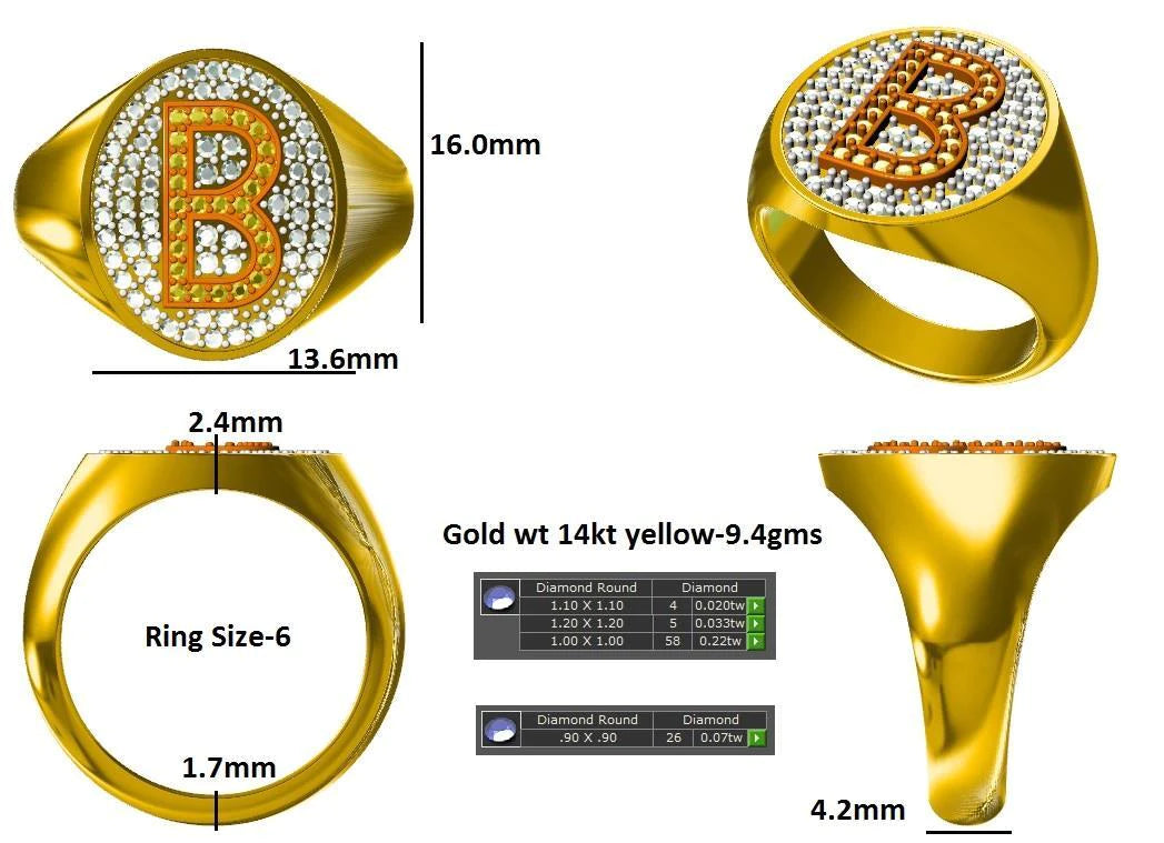 16556R Ring With Diamond