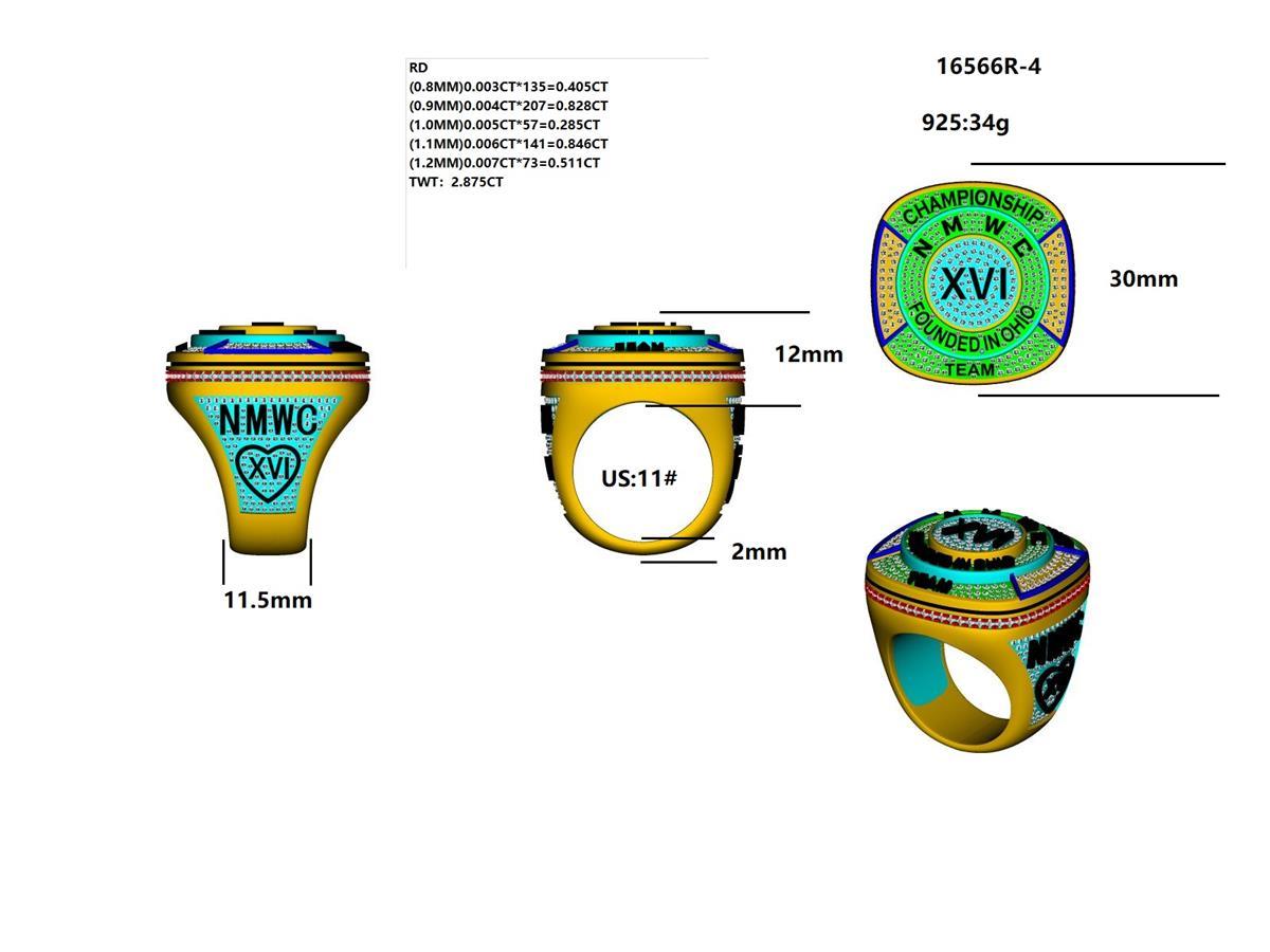 16566R Ring With Diamond