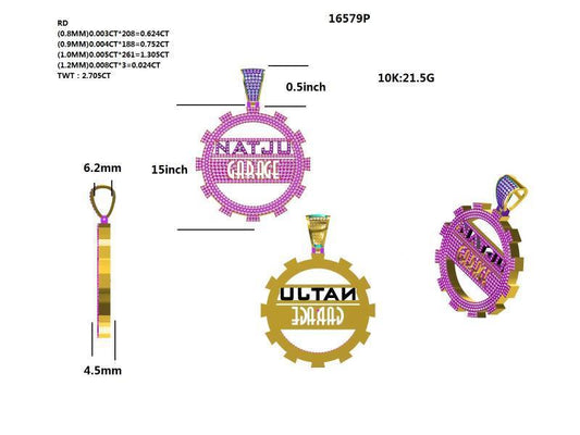 16579P Pendant With Diamond