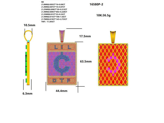 16580P Pendant With Diamond