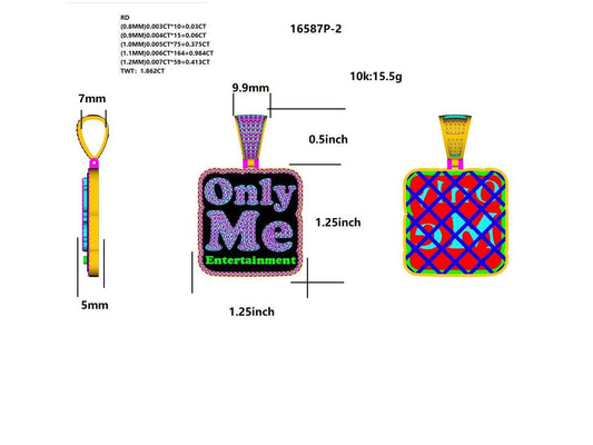 16587P Pendant With Diamond