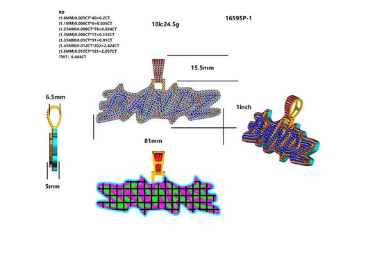 16595P Pendant With Diamond