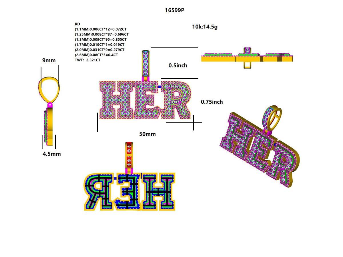 16599P Pendant With Diamond