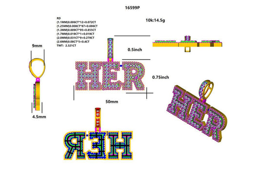 16599P Pendant With Diamond