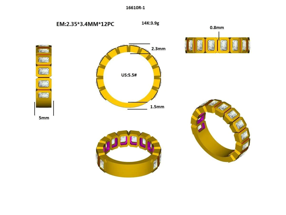 16610R Ring With Diamond
