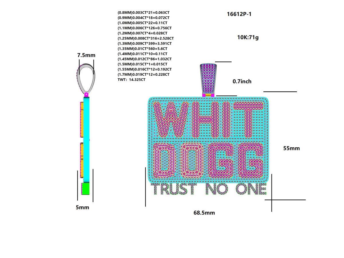 16612P Pendant With Diamond