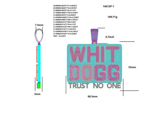 16612P Pendant With Diamond