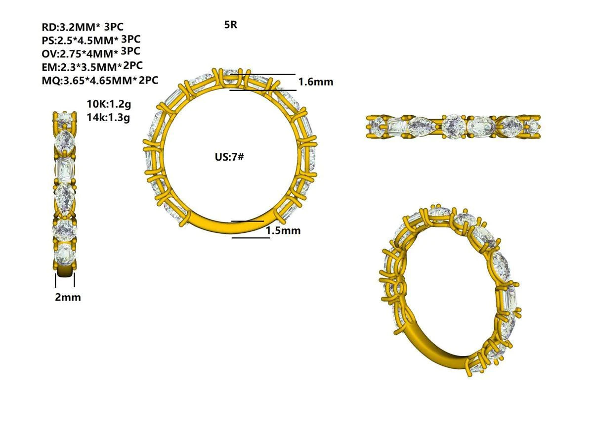 16638R Ring With Diamond