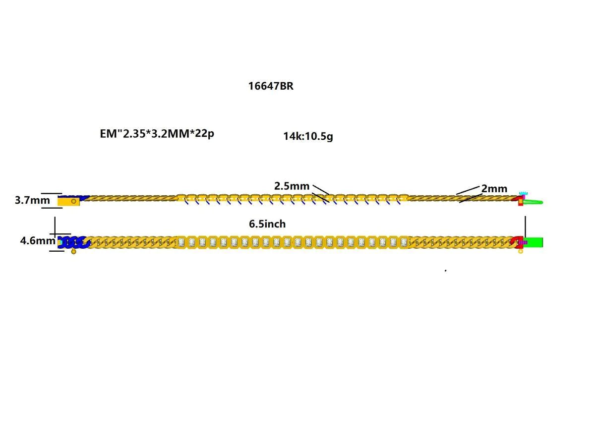 16647BR Bracelet With Diamond
