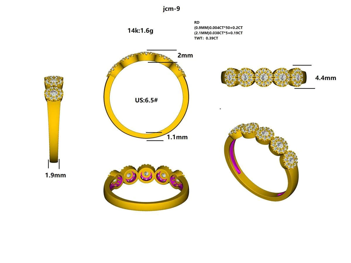 16671R Ring With Diamond